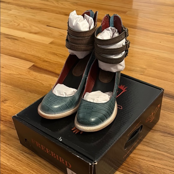 Freebird Randi Turquoise Croco - Picture 3 of 7